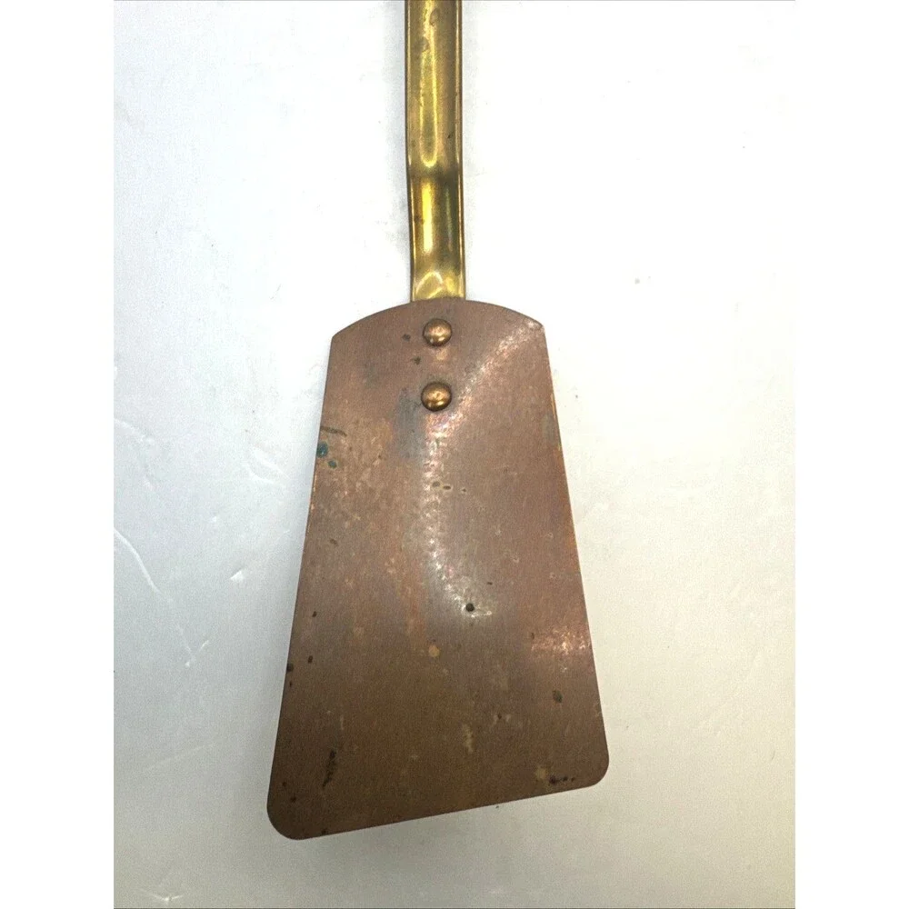 Vintage 5 Pc French Copper Kitchen Utensil Wall Hanging Set MCM Farmhouse Decor